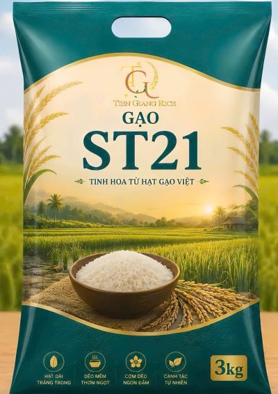 Gạo ST21 - Gạo thơm hạt dài